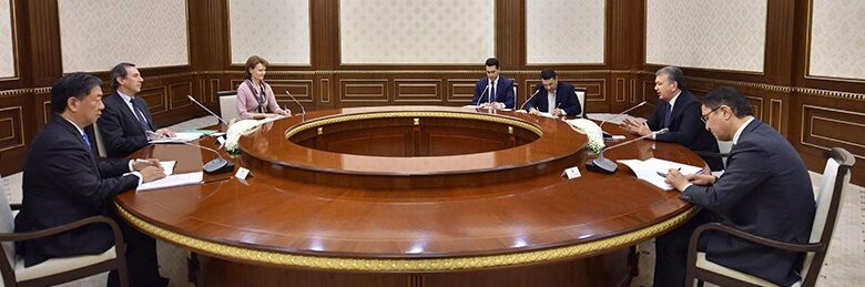 Cyril Muller meets with Uzbekistan President Shavkat Mirziyoyev
